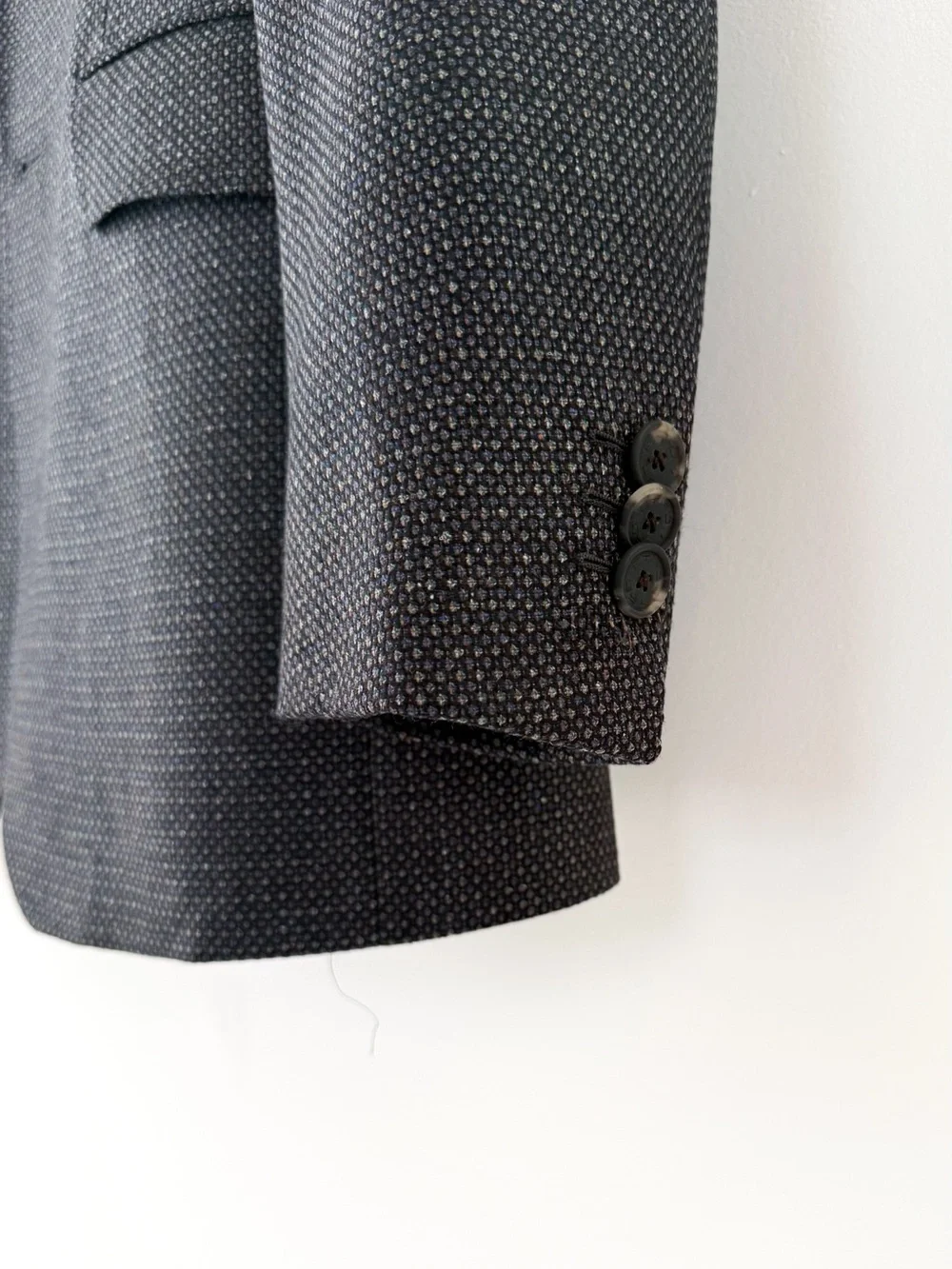 NEW Etro SIlk Wool Blazer Men's Dark Green Blue Black Textured Sport Coat 40R